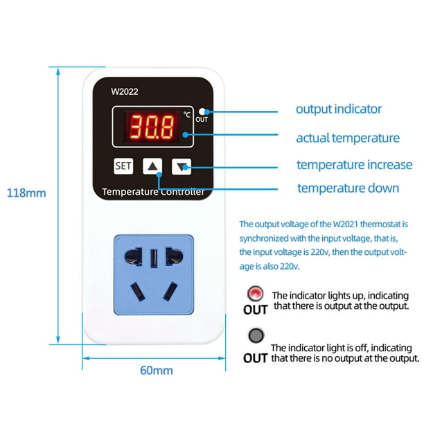 Termostato inteligente WiFi Controlador de temperatura para calentamiento  de agua Pantalla LCD Pantalla táctil Semana Control de aplicación  programable Termostatos de calefacción por suelo radi Maboto Termostato