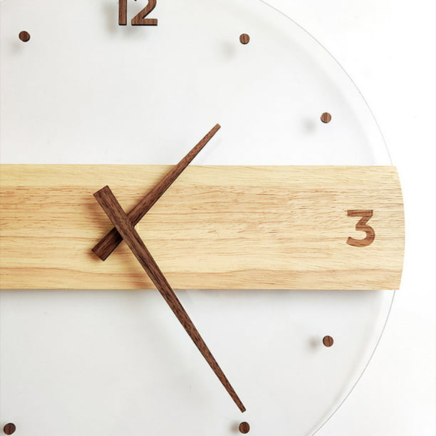 Reloj de pared de cocina rústico de madera para oficina, café, decoración  de pared, relojes silenciosos de 12 pulgadas para cocina, oficina