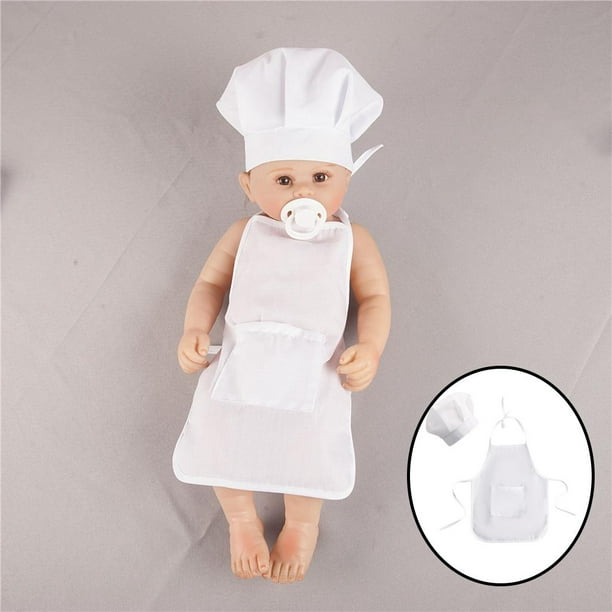 Traje de chef para bebé recién nacido, disfraz de chef para recién nacido,  disfraz de chef para recién nacido, accesorios de fotografía