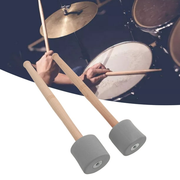  Baquetas de tambor de madera convenientes para bateristas :  Instrumentos Musicales