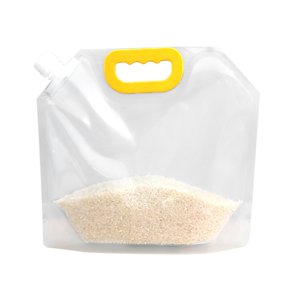 Bolsa de embalaje sellada, bolsa de succión portátil para almacenamiento de cereales transparente de 2,5 l, bolsa hermética multiusos, características de vanguardia