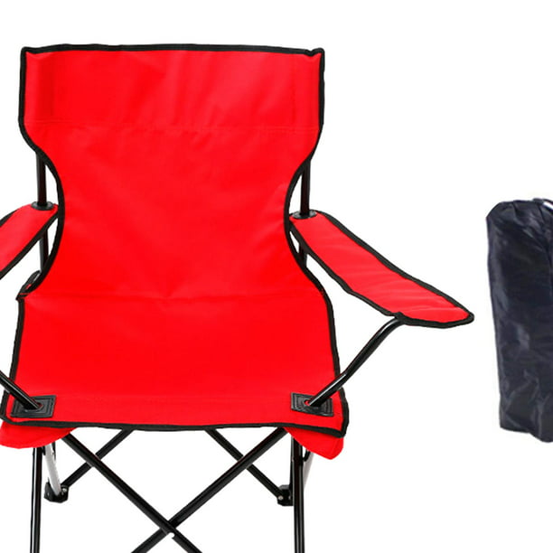  Camabel Sillas plegables para acampar con capacidad para 400  libras con portavasos y bolsa de almacenamiento, paquete rojo, sillas de  camping plegables portátiles con portavasos y bolsa de almacenamiento,  color verde 