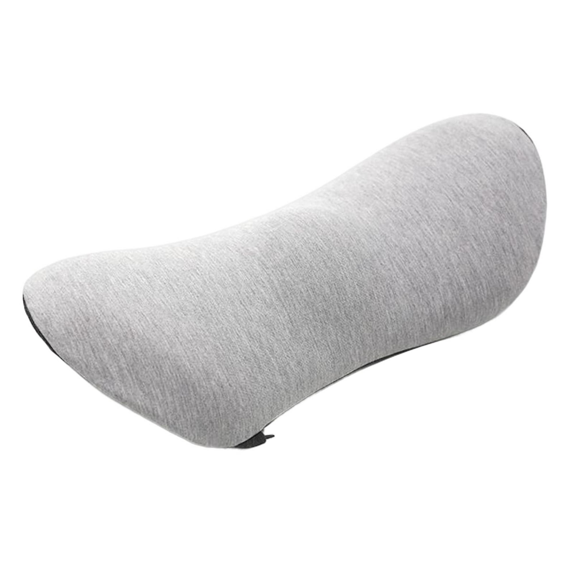 Cojín de almohada de apoyo , almohada de espalda baja elástica de cintura  de fácil cuidado para cama Gris oscuro Yuyangstore almohada lumbar