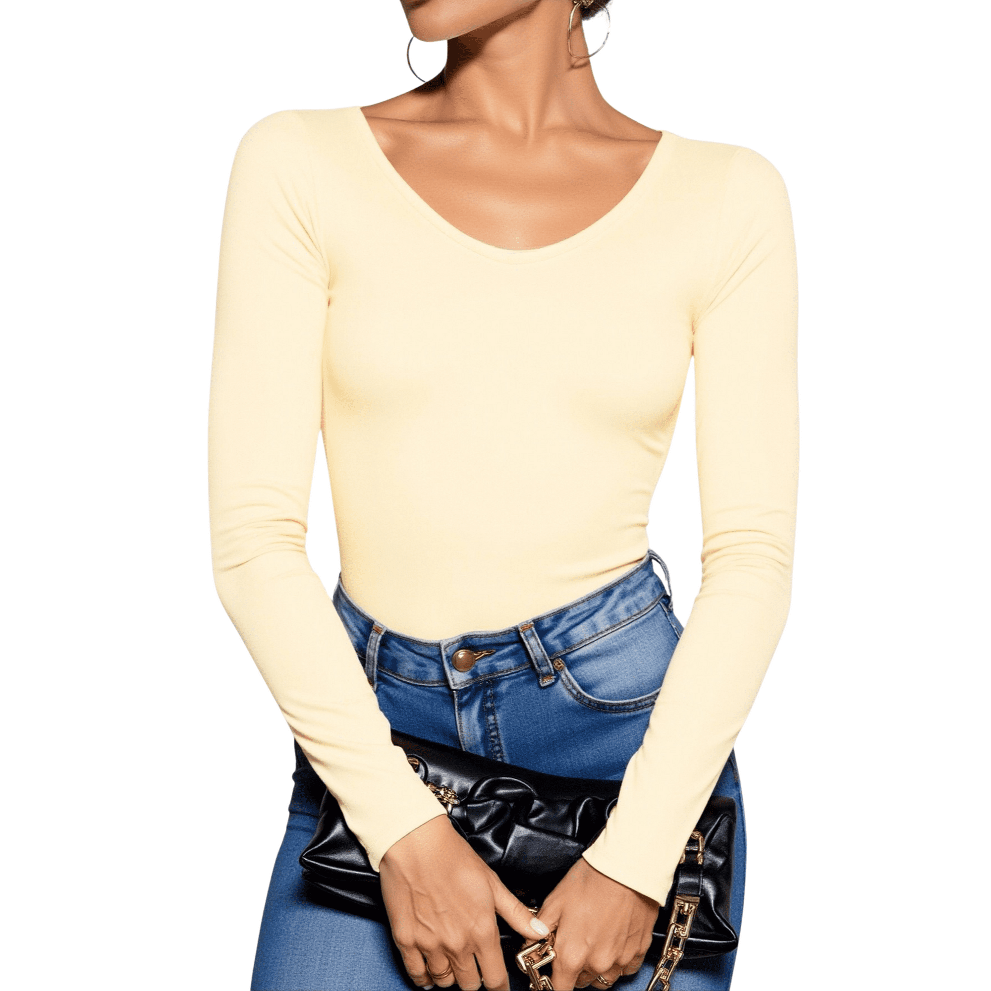 Blusas mujer manga larga unitalla interior térmico invierno dama