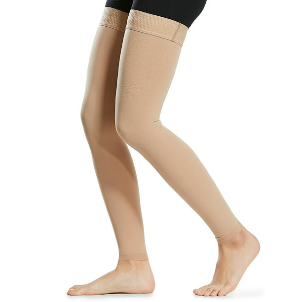 Calcetín de compresión 1 par de calcetines de compresión Hombres Mujeres  20-30 mmHg Medias de compresión Mangas de compresión para la hinchazón de  las venas varicosas Maboto Calcetín de compresión