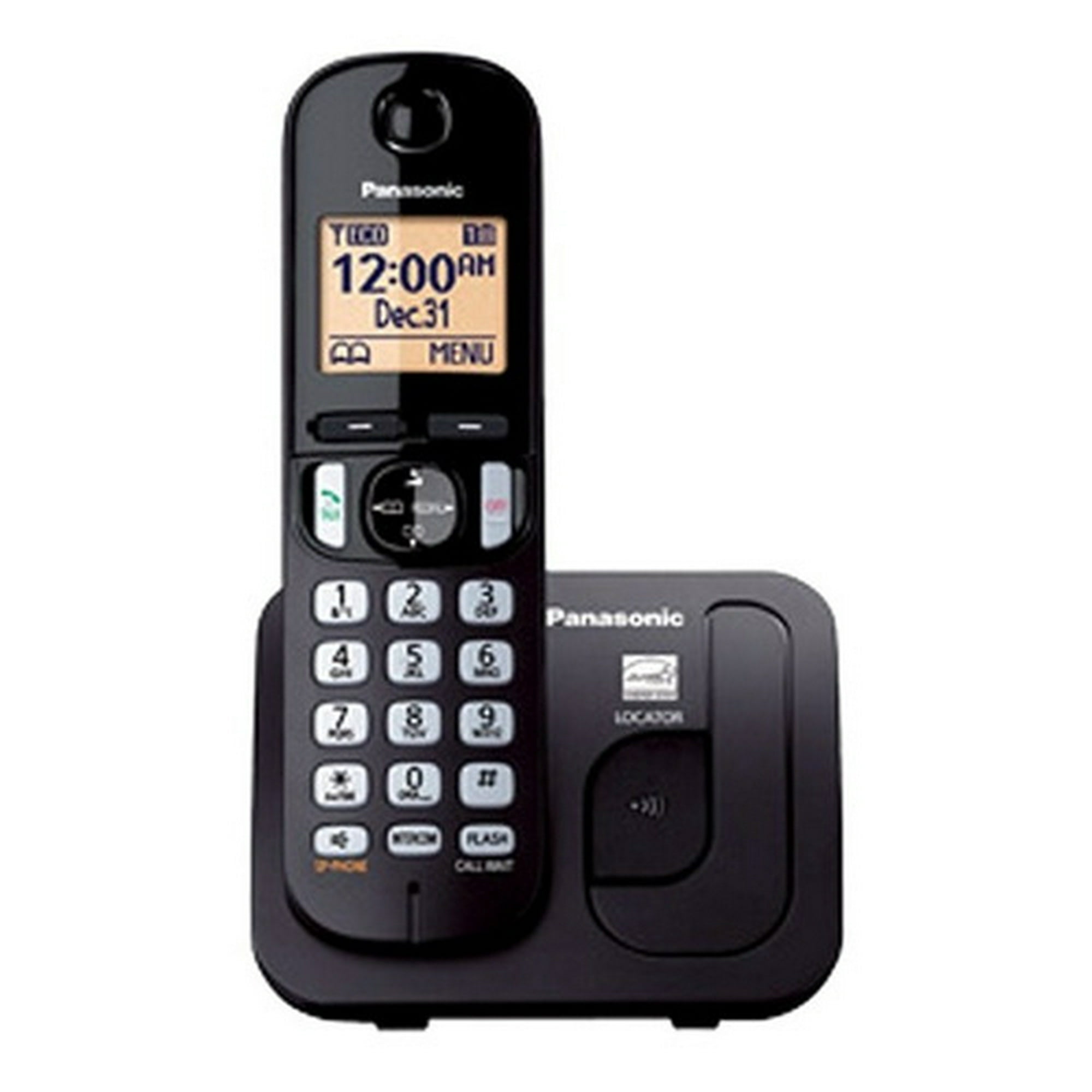 Panasonic KX-TG4133M DECT 6.0 Teléfono inalámbrico con sistema de  contestación, gris metálico, 3 teléfonos
