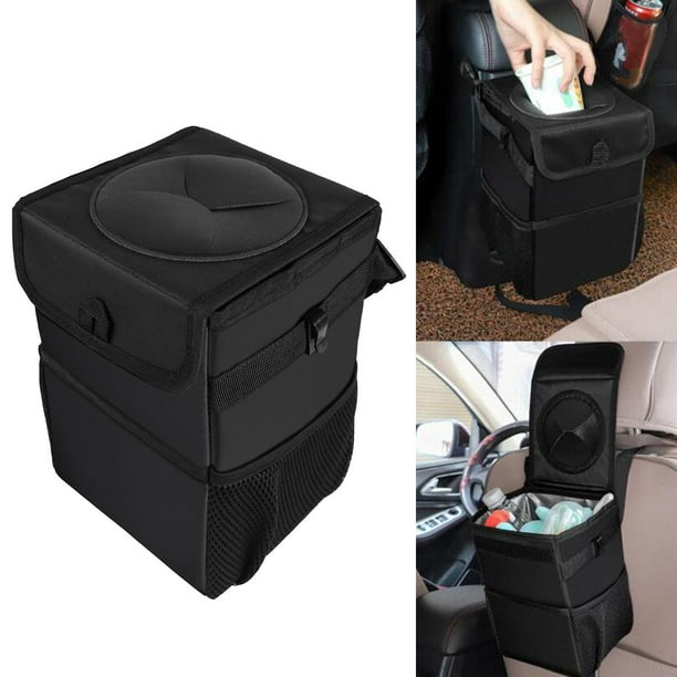 Cubo de basura plegable portátil para coche, 2 uds., cubo de basura plegable  Universal para coche, cubo de basura colgante, caja de almacenamiento de  viaje Zhivalor MZQ-0717