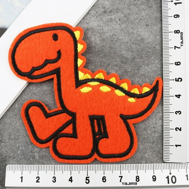 Parches termoadhesivos para la ropa con forma de dinosaurio T-rex