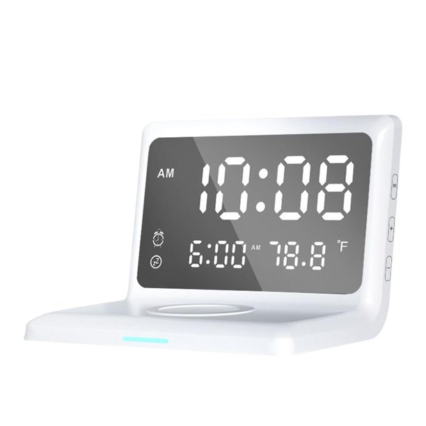 Reloj despertador decente digital Radio USB Temporizador de apagado  broadcast FM, repetición, sonido perfecl Mini radio DAB DAB