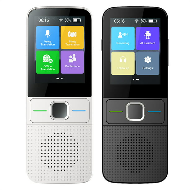 Easy Trans Smart - Dispositivo de traductor de idiomas electrónico de  bolsillo con Bluetooth 52 idiomas para aprender, viajes, compras, negocios,  apto