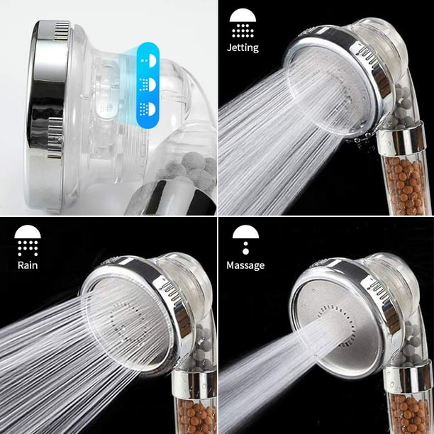 Alcachofa móvil 240mm para ducha cromado con sistema antical