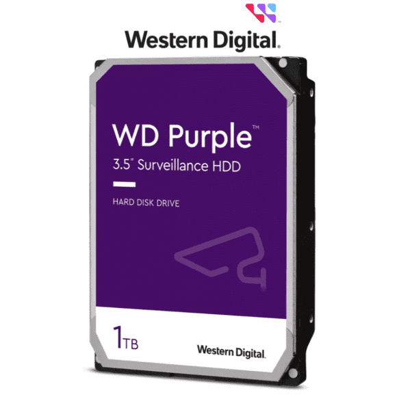 disco duro de 1tb purple especial para videovigilancia western digital wd10purz