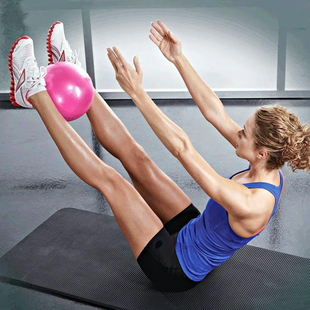  Mini pelota de ejercicio – pequeña pelota de ejercicio de 22.86  cm para estabilidad, barra, pilates, yoga, entrenamiento central y terapia  física, Aguamarina : Deportes y Actividades al Aire Libre