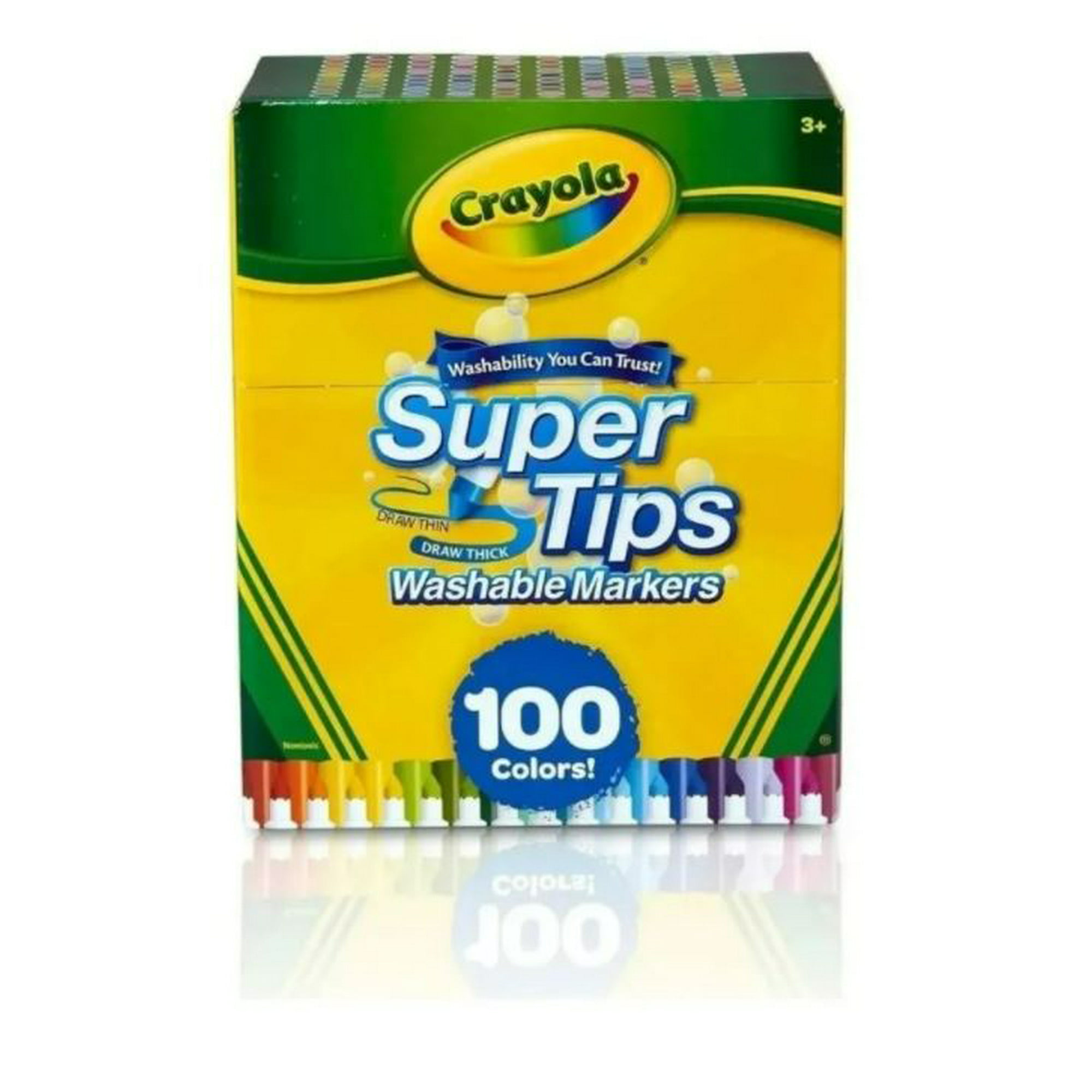 Plumones Super Tips Crayola 100 Piezas Crayola Super Tips 100