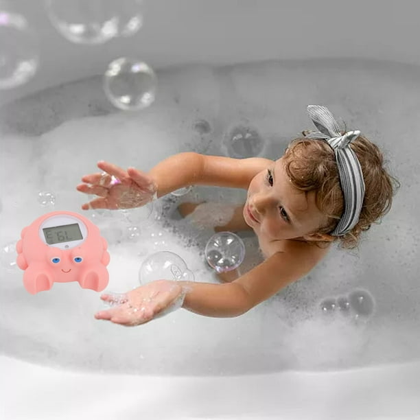 Termómetro de baño para bebés, juguete flotante para baño, termómetro de  bañera de agua Advertencia de temperatura del bebé Seguridad del baño del