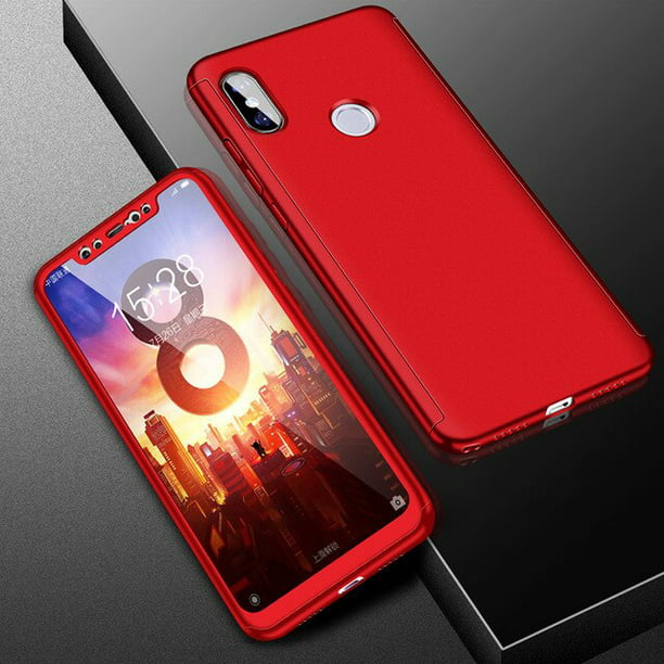 Funda 360 Xiaomi Redmi Note 8 Pro Roja