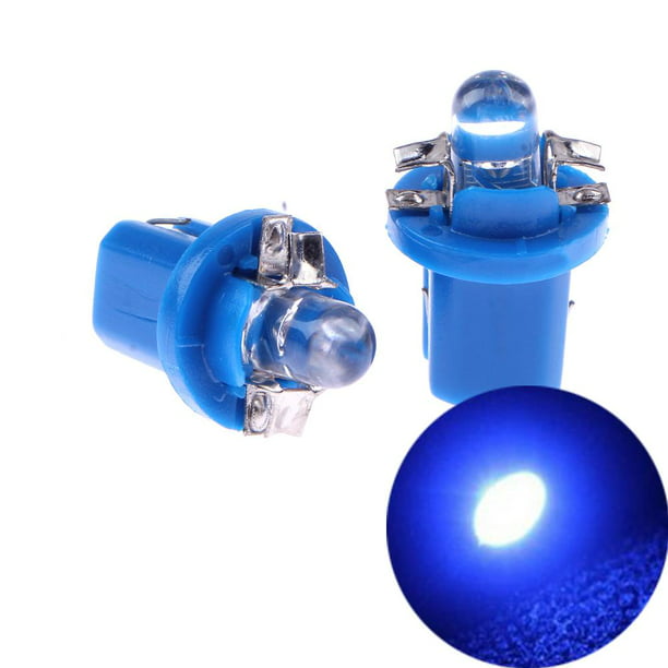 Lámpara 10pcs T5 B8.5D 5050 SMD LED Car Instrument Dashboard Bombillas  (Azul) Tmvgtek Para estrenar