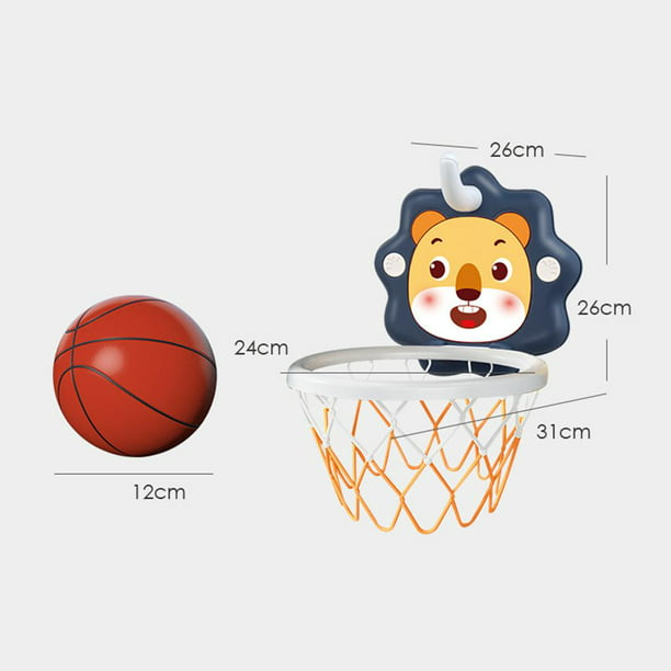 Soporte de aro de baloncesto para niños, altura ajustable, de 2.9 pies a  6.2 pies, para interiores y exteriores, para juegos de patio trasero, mini