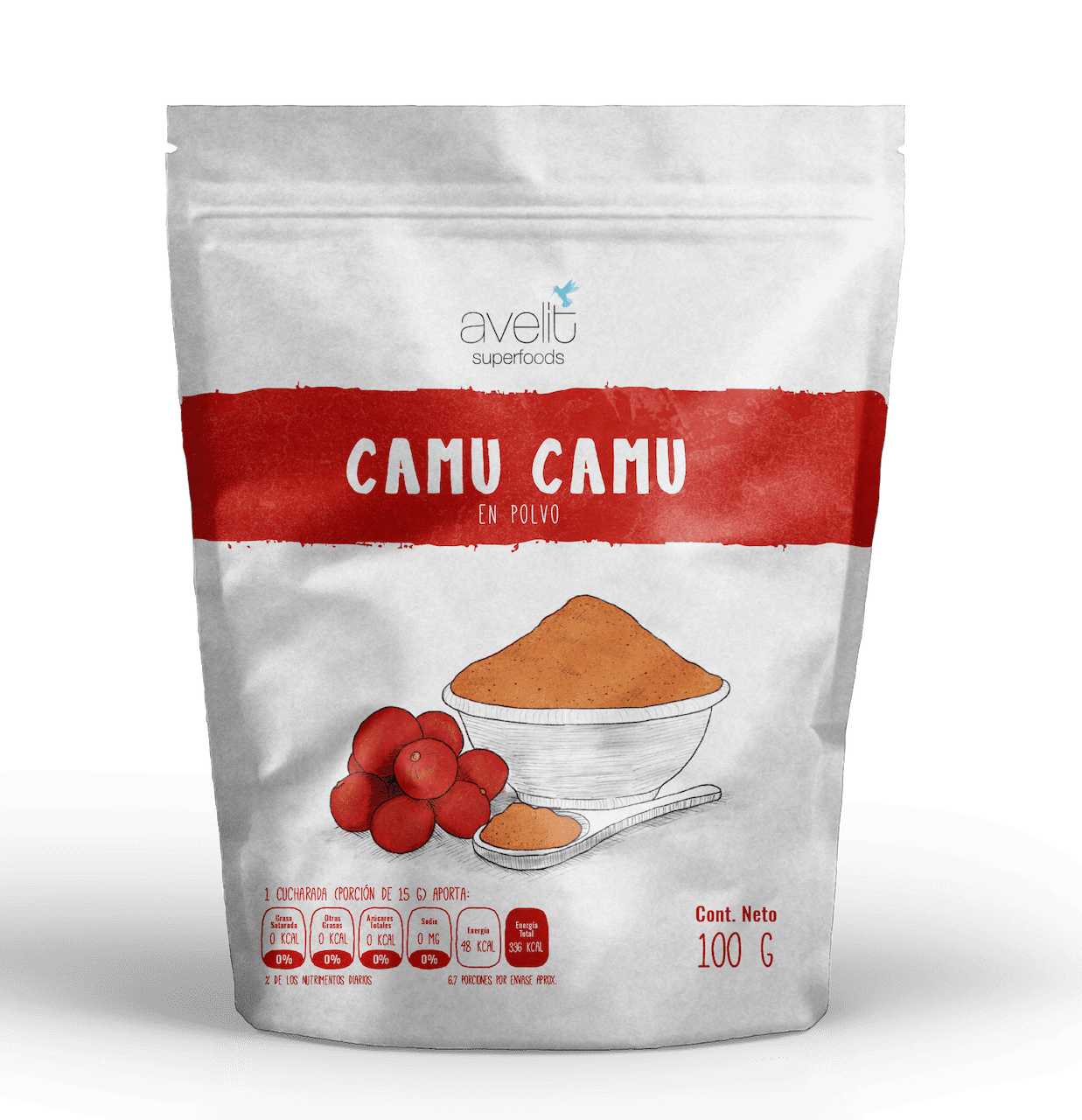 CAMU CAMU EN POLVO 100g Avelit Superfoods Bolsa Stand Up Con 100g ...