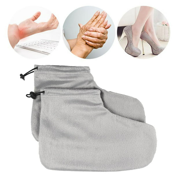 Paquete de 2 guantes de piezaza de para mantener calientes herramientas de uñas Yinane de cera de parafina | Walmart en línea