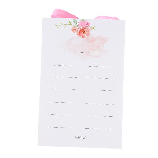 6 Piezas Tarjeta De Romántica Tarjetas De Tarjetas De Nombre Decoraciones  De Rosado Macarena Tarjeta de mesa de papel