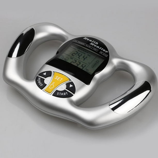 Medidor de grasa corporal de mano, bmi Digital Body Fat Analyzer Health  Monitor para porcentaje de grasa corporal, salud, grasa