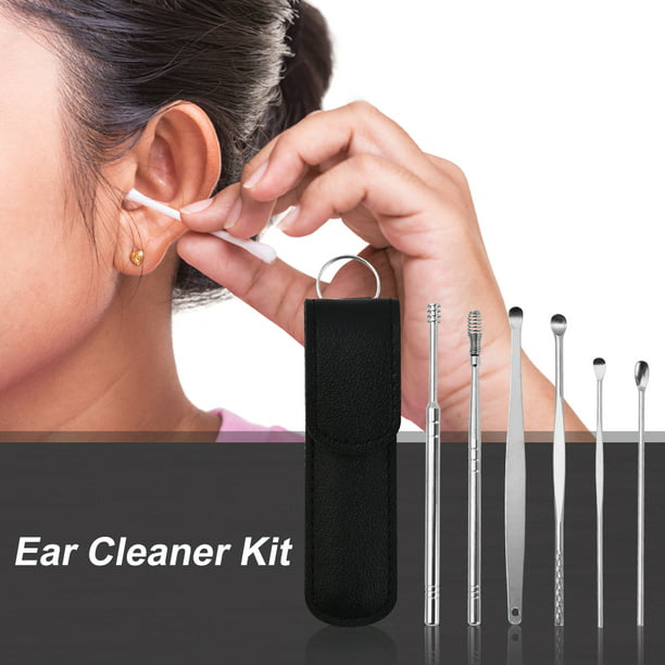 Herramienta de eliminación de cera para oídos, kit de limpieza de oídos,  limpiador de oídos para adultos y niños (hy)