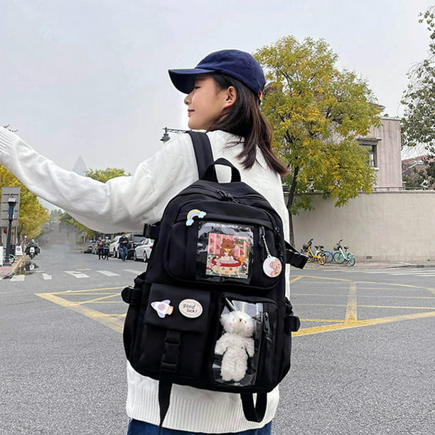 niñas y con accesorios de , secundaria, ordenador portátil negro Sunnimix lindas mochilas | Walmart en línea