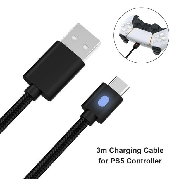 Cable de carga para mando inalambrico PS5/Switch Pro, cable de