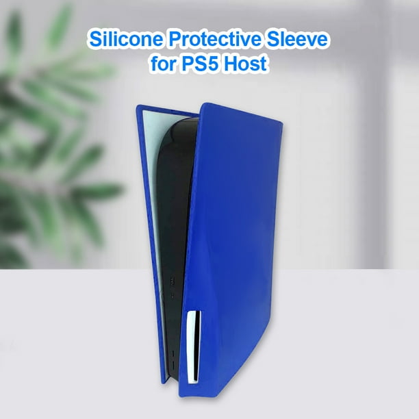 Carcasa protectora de silicona para PS5 Slim, a prueba de polvo, para PS5  Slim Faceplate Console (negro) : : Videojuegos