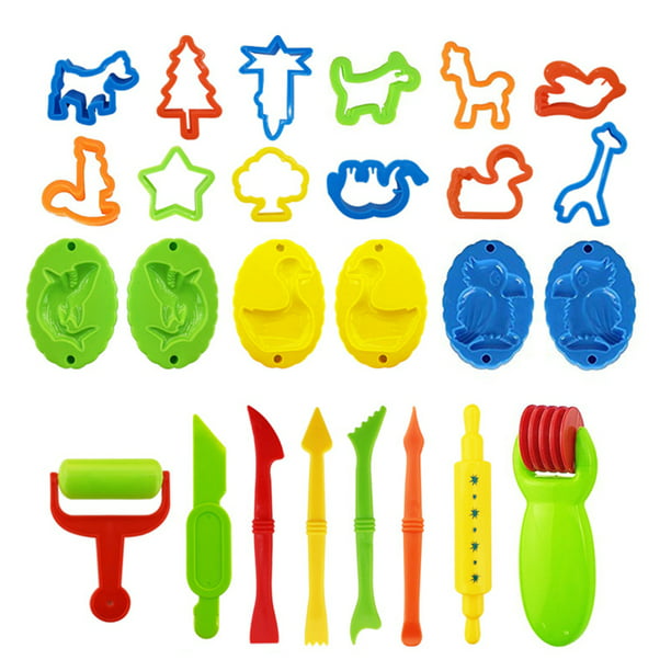 Molde de plastilina para niños, herramientas para hacer arcilla DIY,  juguete para escultura de masa de iluminación para niños, Color aleatorio  Inevent FN0457-02B