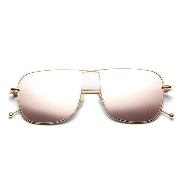 Comprar Gafas de sol cuadradas grandes para mujer, gafas de sol para mujer,  gafas con montura de plástico, lentes transparentes, sombra UV400, moda  para conducir, nuevo