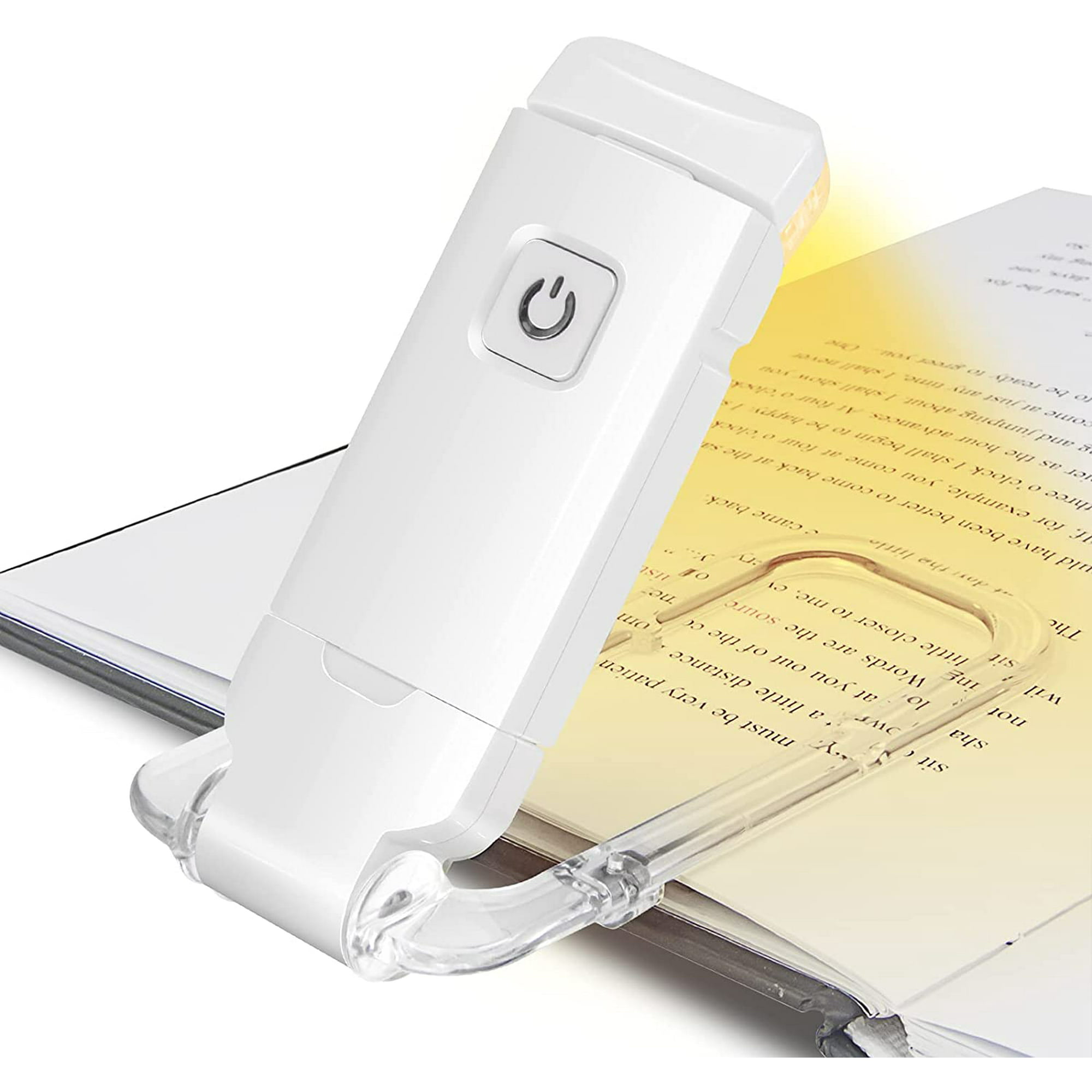 Mini luz Led recargable por USB, marcador portátil, luz de lectura, brillo  ajustable, luz nocturna, lámpara de noche para libros