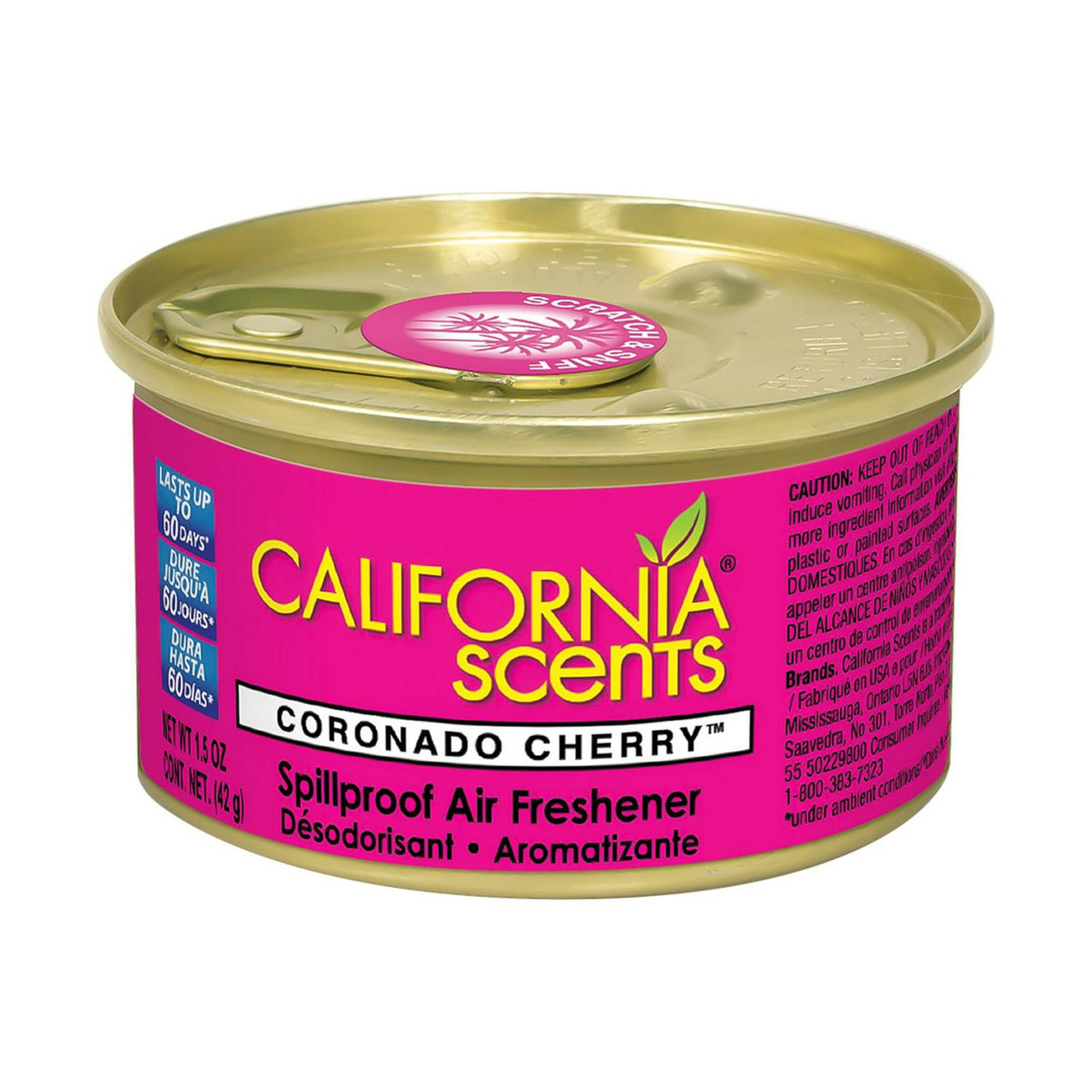 Aromatizante Gel California Scents 2.5oz Aroma Lata