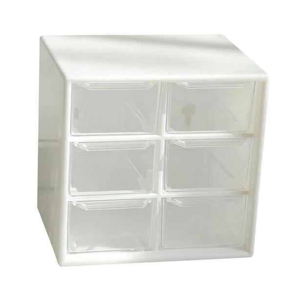 Escritorio de plástico apible artesanía piezas pequeñas 9 cajones  organizador gabinete cajas de almacenamiento con compartimentos Sunnimix  caja del
