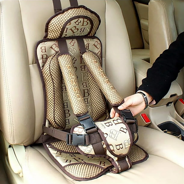 Asiento seguridad coche / auto ligero y portátil (6 a 12 años) Babies and  Kiddies Negro