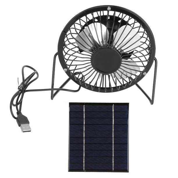 Ventilador del panel solar, ventilador alimentado por panel solar de 2.5W  5V para ir de excursión para acampar para pescar,Ventilador con panel solar  Ventilador con energía solar Ventilador solar Vent Higoodz Cocina