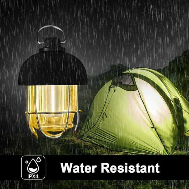 Lámpara de Camping recargable por USB, luz de Camping, linterna de