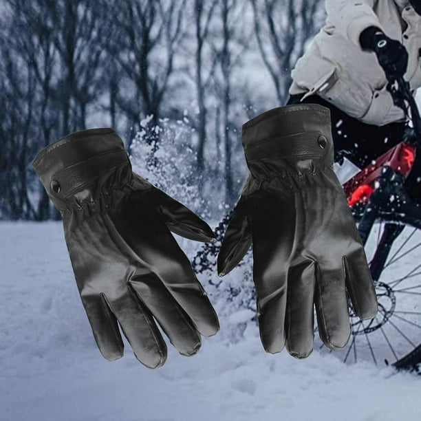 1 par de guantes de invierno para hombre, guantes para pantalla táctil,  guantes cálidos para clima frío, guantes de trabajo para congelador, traje  par