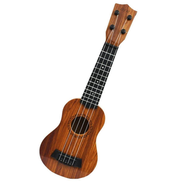 Mini guitarra de juguete de 16 pulgadas para niños, juguete de instrumento  musical de guitarra roja electrónica portátil, regalos de cumpleaños para