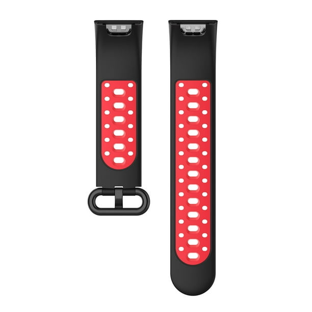 Correa de reloj inteligente para Redmi Watch 2/Lite cinturón ajustable  (negro rojo)