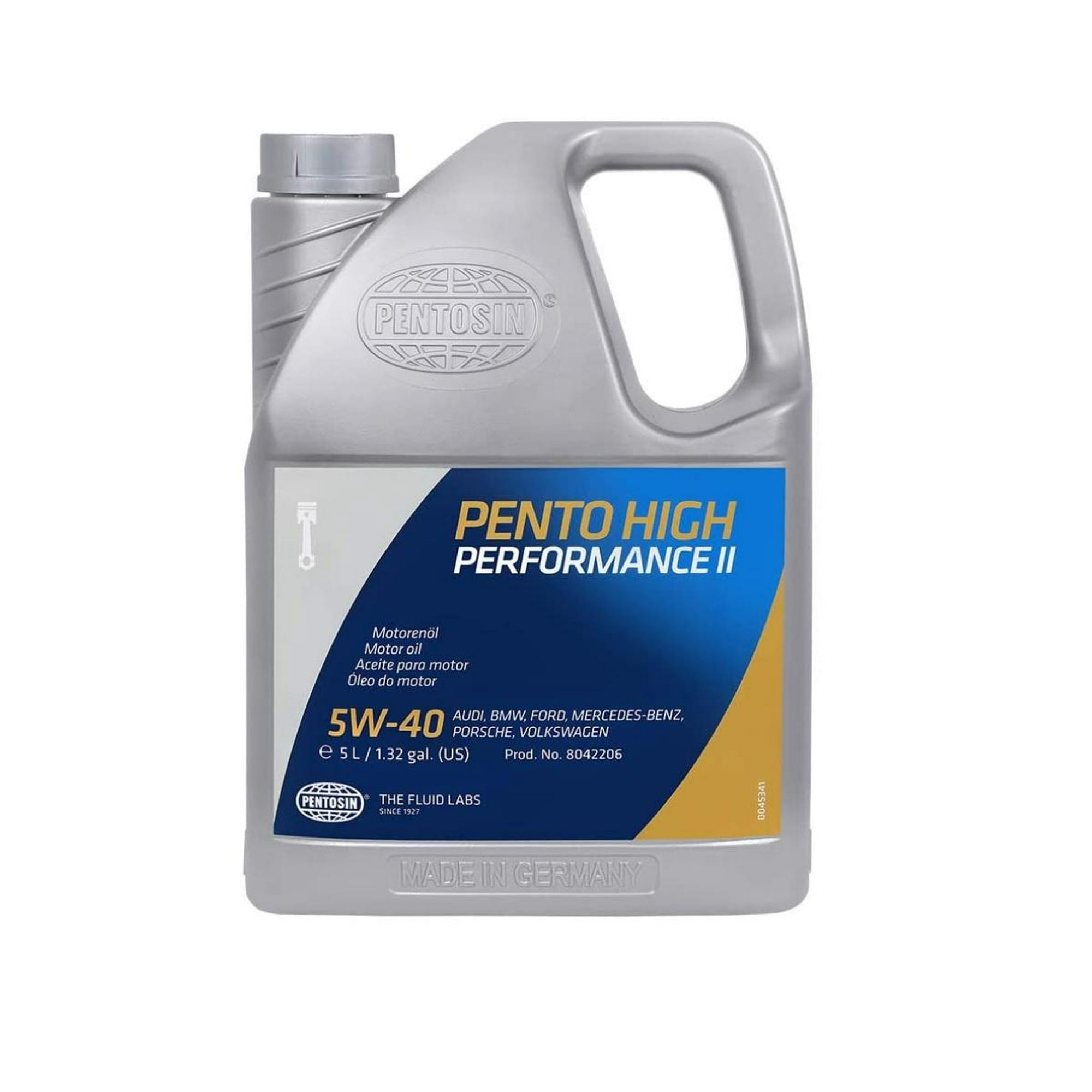 Aceite Motor 5W40 5 L Pentosin Sintetico
