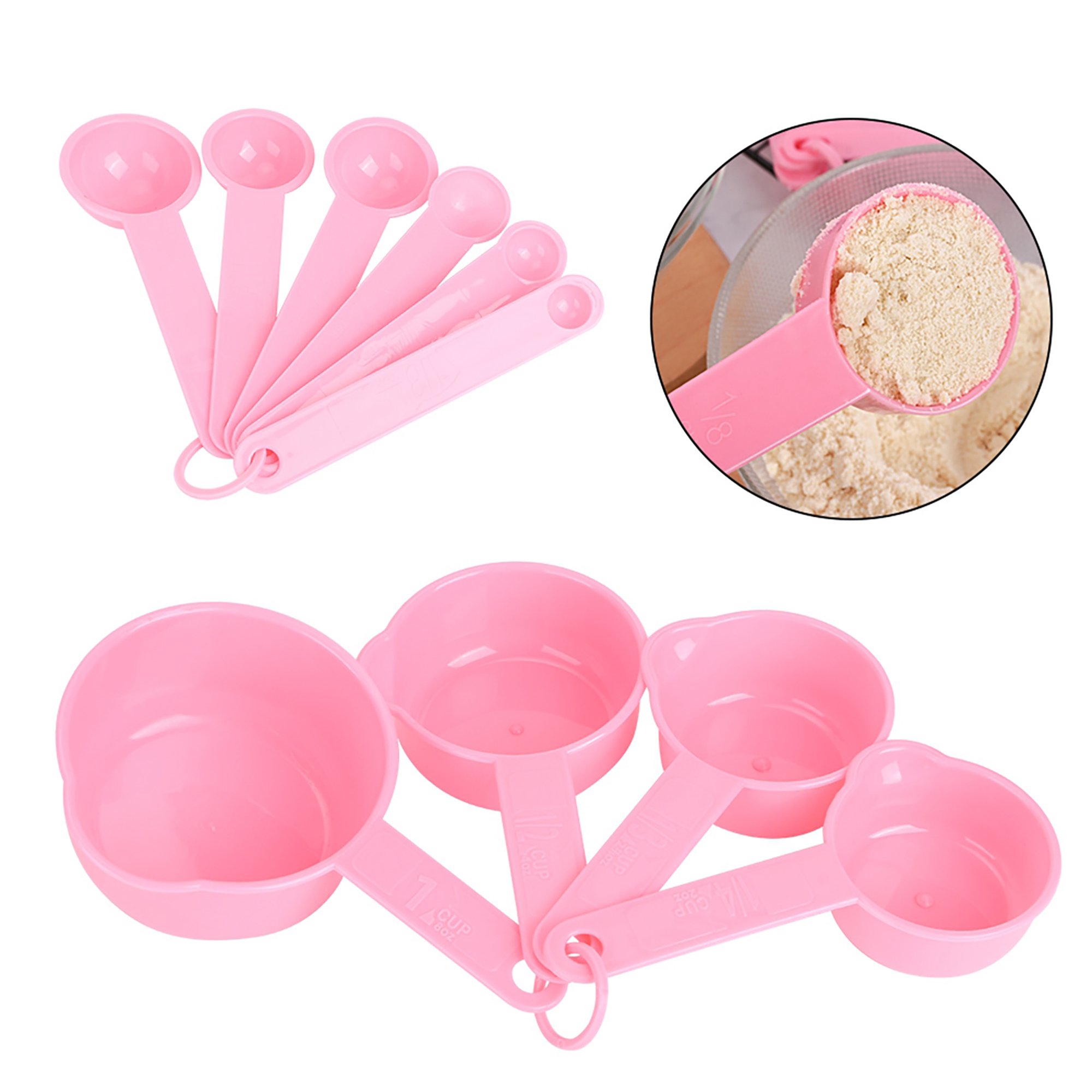 Cucharas medidoras set x10 para cocina - Coral Home