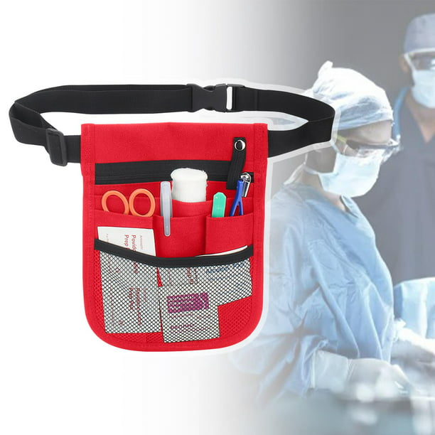 Riñonera para enfermera, riñonera de enfermería, de cinturón de  herramientas para enfermera de herramientas médicas ligera bolsas Rojo  Baoblaze Riñonera con cinturón de enfermera