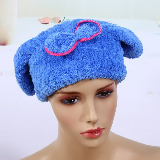 toallas de secado de pelo, toalla de microfibra para mujeres, turbante de  cabello para secar el cabello mojado, gorro de baño, turbante de cabello de