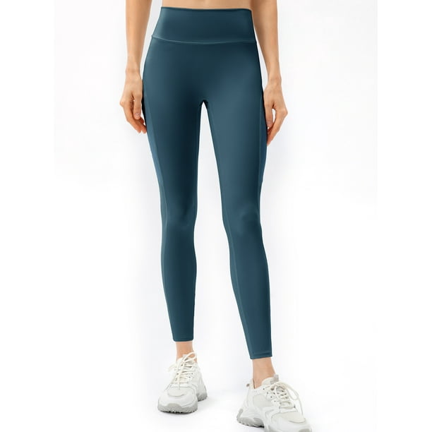 Leggings deportivos para mujer con ropa deportiva ajustada de bolsillo para  correr yoga yeacher pantalones de mujer