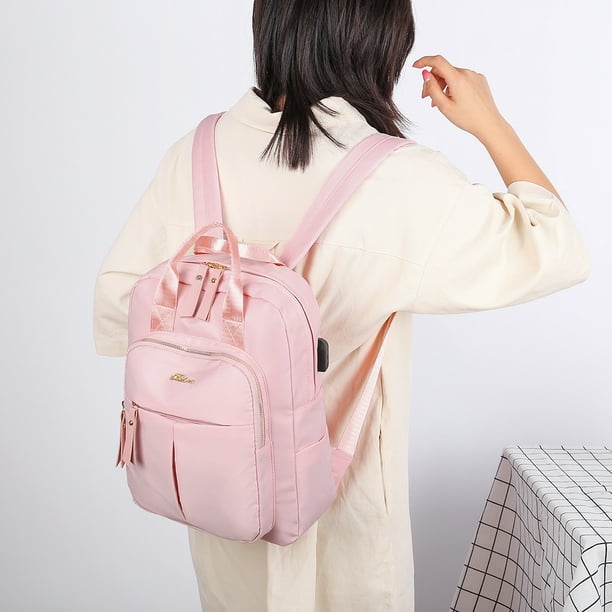 Mochila antirrobo para mujer, Bolsa Escolar de tela Oxford