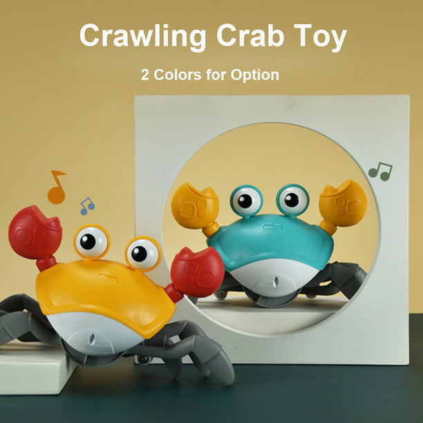  Juguete de cangrejo para gatear, juguete de cangrejo bebé,  linda apariencia, capacidad cognitiva para juego para cumpleaños para  mayores de 3 años : Juguetes y Juegos