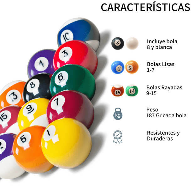 Juego De Bolas De Billar Profesionales Para Pool