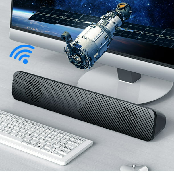 Altavoces de computadora, barra de sonido de alta fidelidad de calidad de  sonido, altavoces de PC alimentados por USB, Bluetooth 5.0 y altavoces